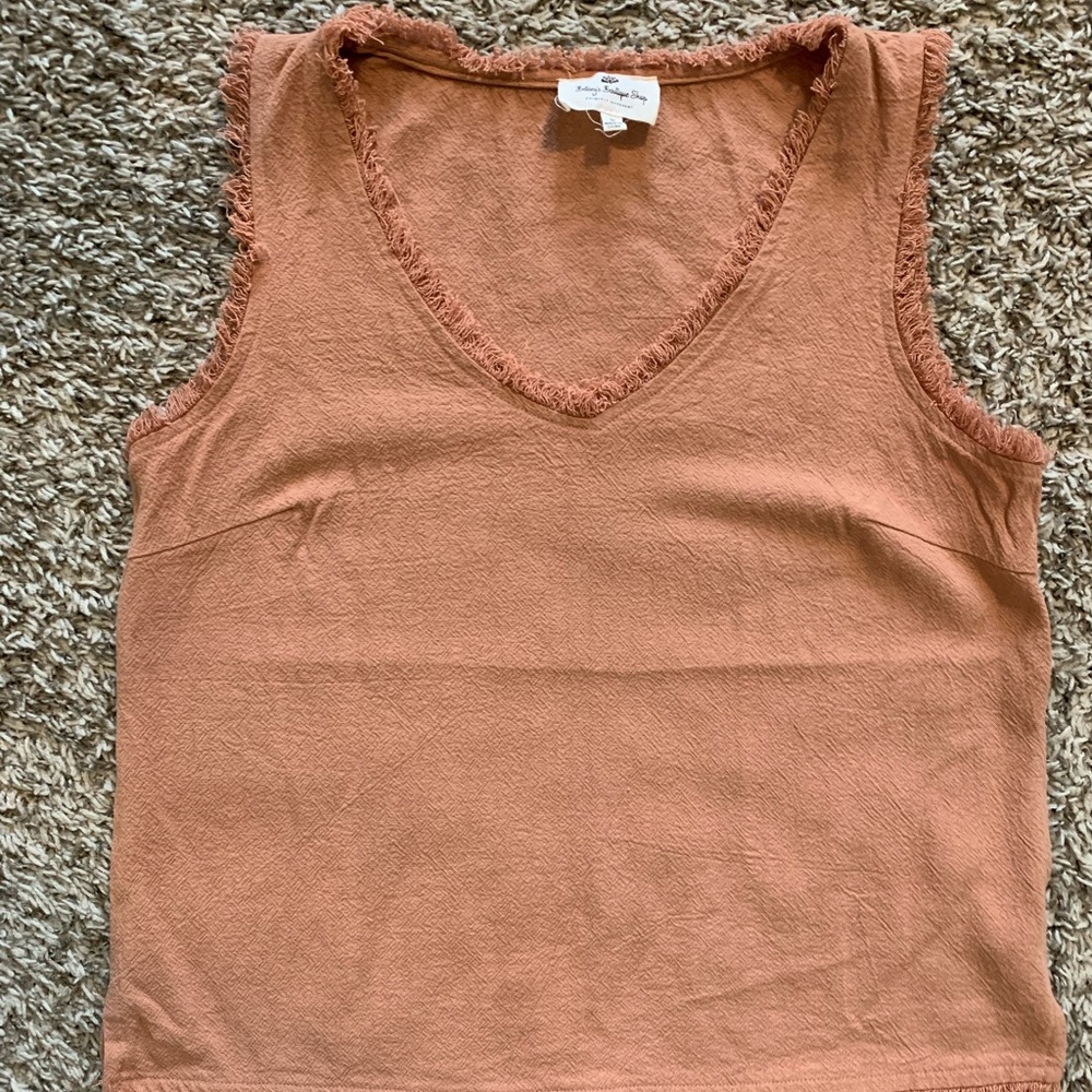 Betsey’s boutique fringe tank